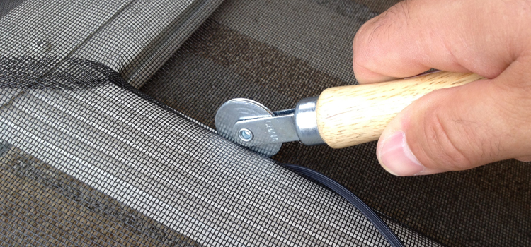 metal screen door repair in Moraga